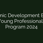 Program for Young Professionals at the Islamic Development Bank, 2024