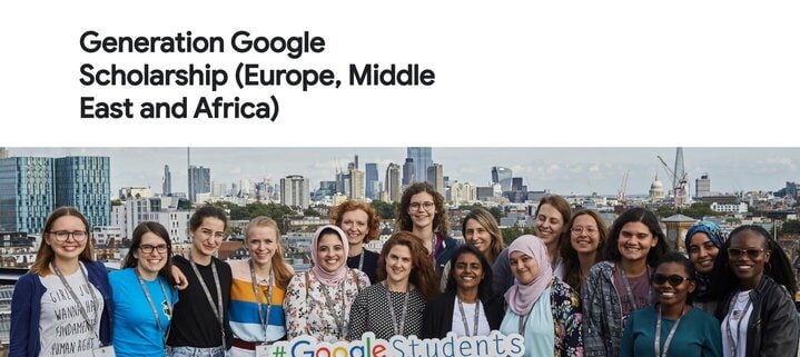 Google Scholarship for Generation (EMEA) 2024