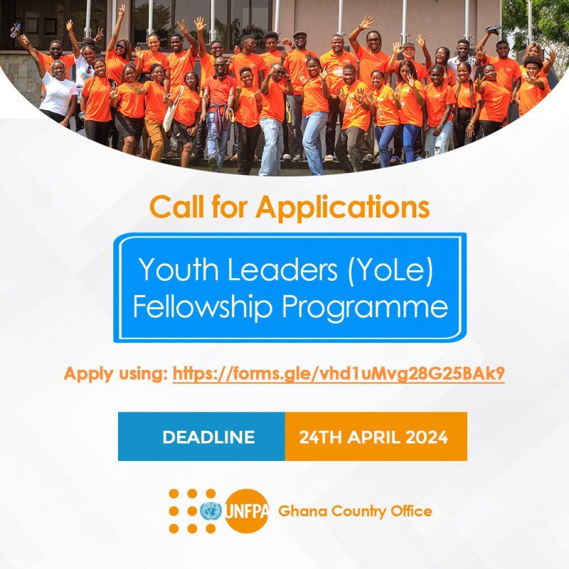 Program for UNFPA Youth Leaders (YoLe) Fellowships