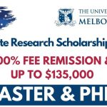 Research Training Program Scholarship 2024 at the University of Melbourne