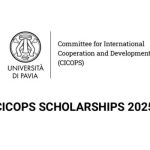 2025 University of Pavia CICOPS Scholarships for International Students