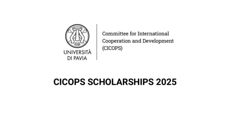 2025 University of Pavia CICOPS Scholarships for International Students