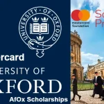 Oxford Studies AfOX Graduate Scholarships 2025