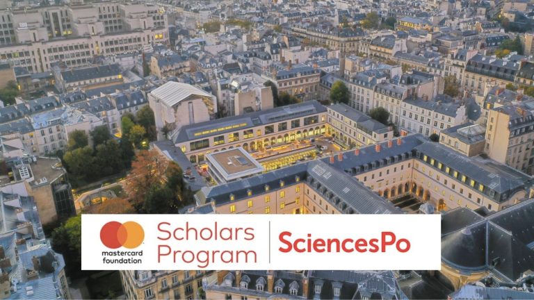 Scholarship Program for Sciences Po Mastercard Foundation 2025 in France