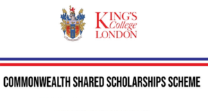 Commonwealth Shared Scholarship 2025 at Kings College for UK Study