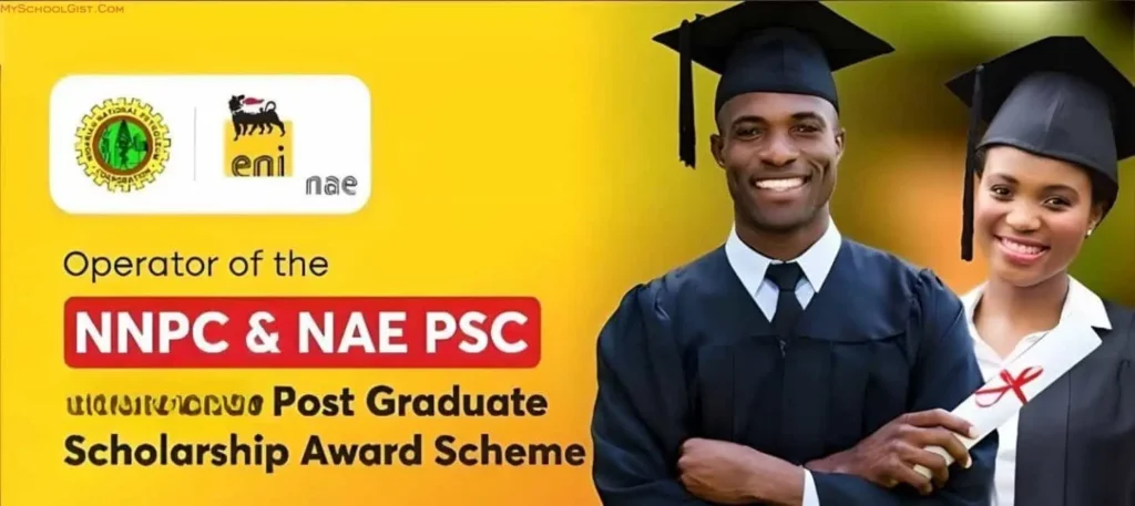 2025/2026 Nigerian Agip Postgraduate Scholarships